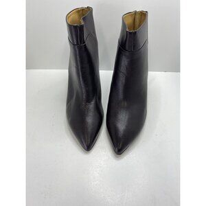 Nine West 2.5 inch spike heal ankle boot size 10M Brown new without tags